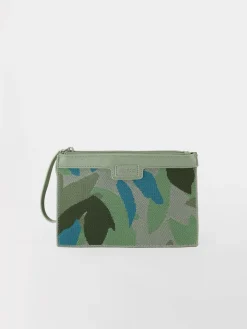 Accessoire femme feuille argile JAZAMI