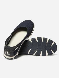 Ballerine Femme Légère Textile Bleu