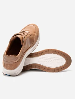 Baskets Femme Confort Cuir Marron BLONDIE
