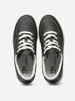 Baskets Femme Confort Dessus Cuir Marine