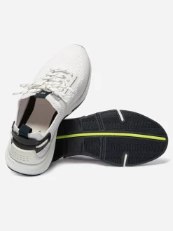 Baskets Femme Confort Textile Recyclé Blanc JELLINA