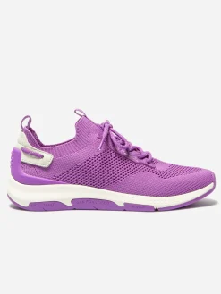 Baskets Femme Confort Textile Recyclé Violet JELLINA