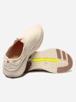 Baskets Femme Confort Textile Recyclé Beige EASYFIT
