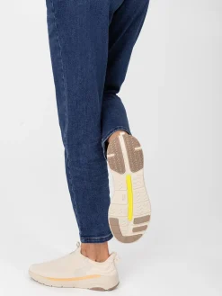 Baskets Femme Confort Textile Recyclé Beige EASYFIT