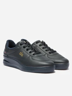 Baskets Femme Fabriquées en France Cuir Marine