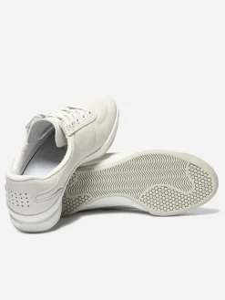 Baskets Femme Fabriquées en France Cuir Blanc