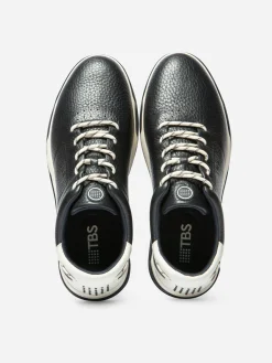 Baskets Homme Confort Cuir Marine