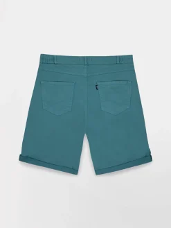 Bermuda Femme Ceinture Semi-élastiquée Vert SINTAMID