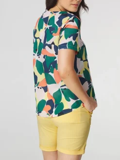 Blouse Femme Imprimés Exclusif TBS Vert AGLEAMIS