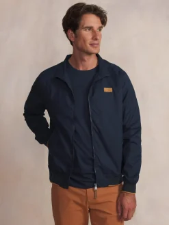 Blouson d'été homme bleu BAZYMBLO
