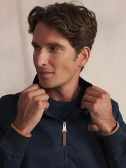 Blouson d'été homme bleu BAZYMBLO