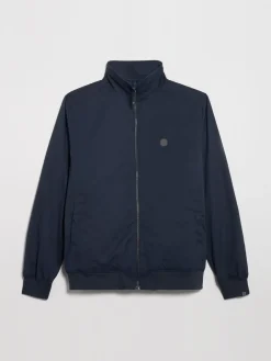 Blouson Homme Doublé Col montant Marine BASYMBLO