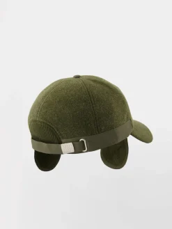 Casquette Homme Oreilles Polaire Kaki TEKOPAS