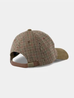 Casquette Homme Textile Carreaux Camel ULYSCAP