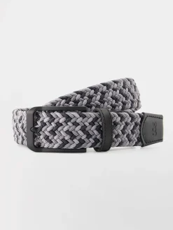 Ceinture Homme Tressée Elastiquée Matière Recyclée Gris GLOBELT