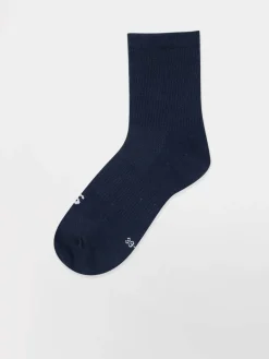 Chaussettes De Sport Mi-Mollet Mixtes Marine MIDSOC