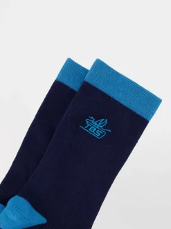 Chaussettes Homme Matière Recyclée Bleu GLOBSOC