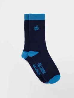 Chaussettes Homme Matière Recyclée Bleu GLOBSOC