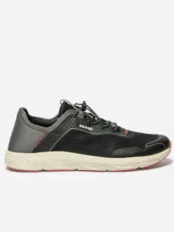 Chaussure homme avec évacuation de l'eau noir et gris SAWALI