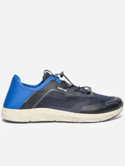 Chaussure homme avec évacuation de l'eau navy et outremer SAWALI