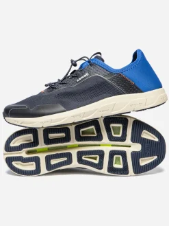 Chaussure homme avec évacuation de l'eau navy et outremer SAWALI
