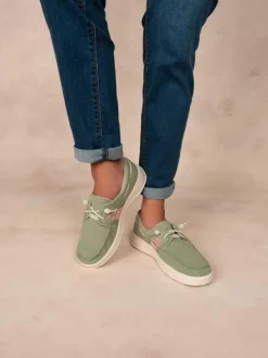 Chaussures bateau femme argile GEOFLOT
