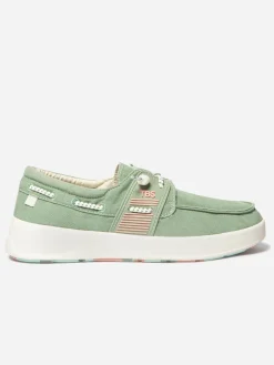 Chaussures bateau femme argile GEOFLOT