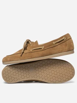 Chaussures bateau femme tan MORICIA