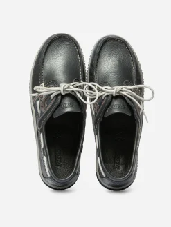 Chaussures Bateau Homme Cuir Marine Foncé
