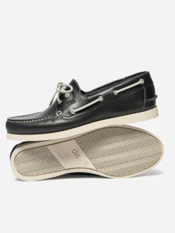 Chaussures Bateau Homme Cuir Marine PHENIS