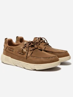 Chaussures Bateau Homme Cuir Nubuck Semelle TechniGrip® Marron JAZZSEA