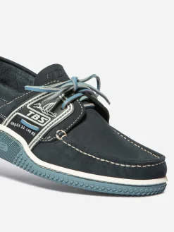 Chaussures bateau homme navy et chambray GLOBEK