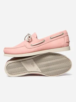 Chaussures bateau homme rose PHENIS
