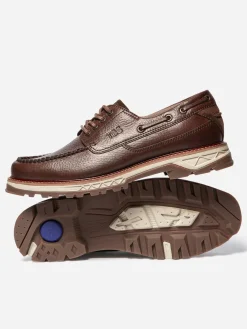 Chaussures Bateau Homme Semelle Epaisse Cuir Marron MERCURY
