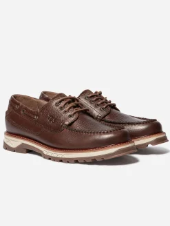 Chaussures Bateau Homme Semelle Epaisse Cuir Marron MERCURY
