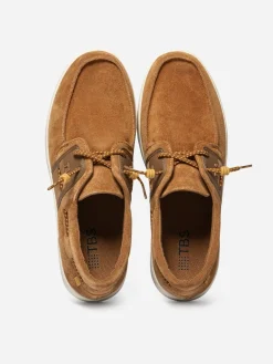 Chaussures Bateau Homme Textile Légères Caramel GEOBOAT