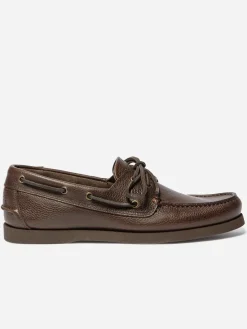 Chaussures Bateaux Homme Cuir Brun PHENIS