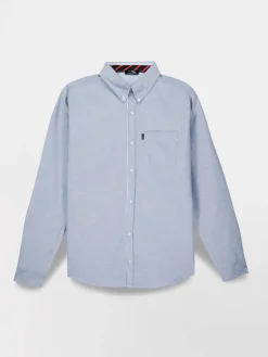 Chemise Chambray Manches Longues Bleu JAMADCHE