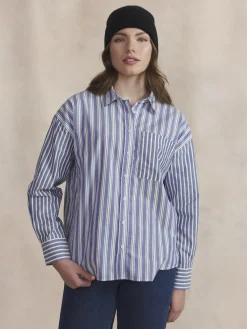 Chemise Femme Coton Indigo THEYACHE