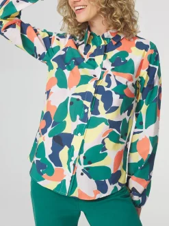 Chemise Femme Imprimés Exclusif TBS Vert AGLAECHE