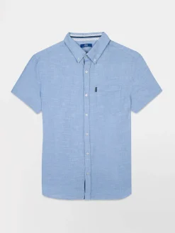 Chemise Homme Coupe Confort Bleu CALELCHA