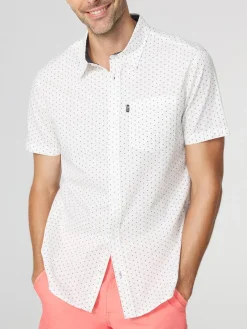 Chemise Homme Coupe Regular Popeline Blanc HELYOCHA