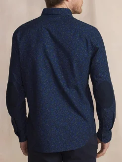Chemise Manches Longues Bleu JANAVCHE
