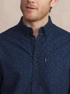 Chemise Manches Longues Bleu JANAVCHE