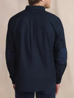 Chemise Manches Longues Bleu JANOVCHE
