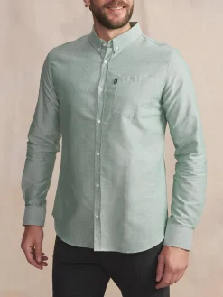 Chemise Trefle Manches Longues Vert BRADYCHE