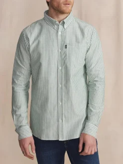 Chemise Trefle Manches Longues Vert RHAVICHE