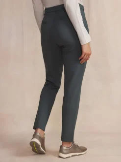Chino Femme Stretch Poches Zippées Marine SILVIPAN
