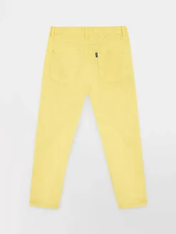 Corsaire Femme Ceinture Semi-élastiquée Jaune SANTACOR