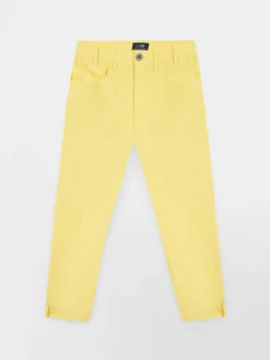 Corsaire Femme Ceinture Semi-élastiquée Jaune SANTACOR